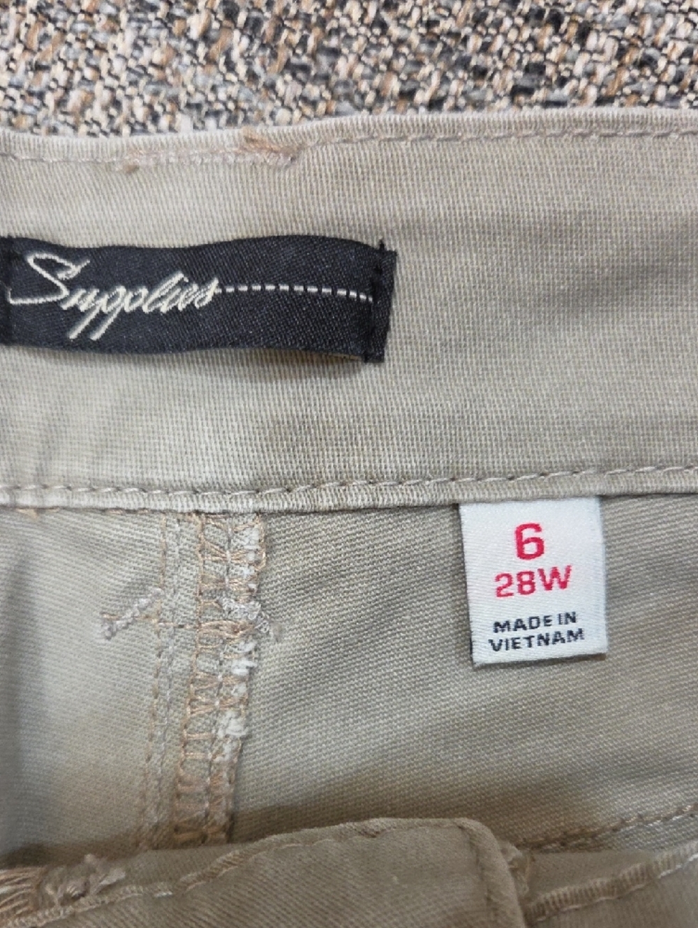 UNIONBAY Women's Tan Casual Shorts - Picture 2 of 6